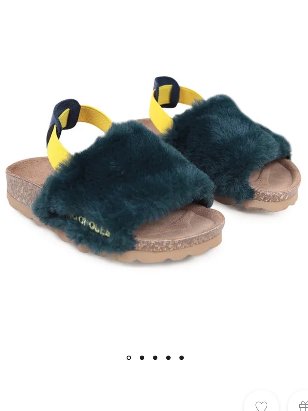 BOBO CHOSES Girl’s Faux Fur Slides Size Eur 29 (11.5 US)